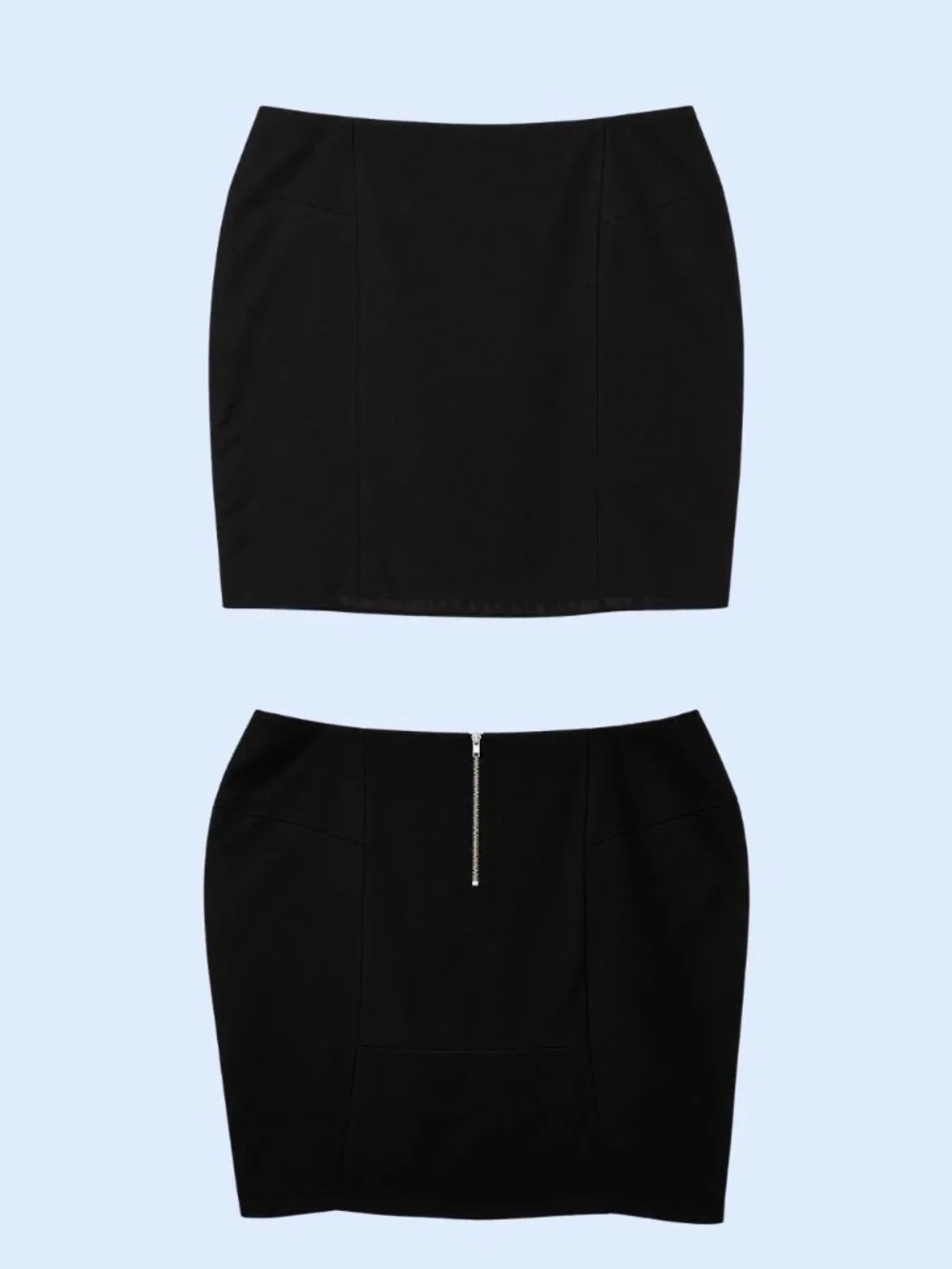 Lane Collection black professional black lined skirt size 26 NWT